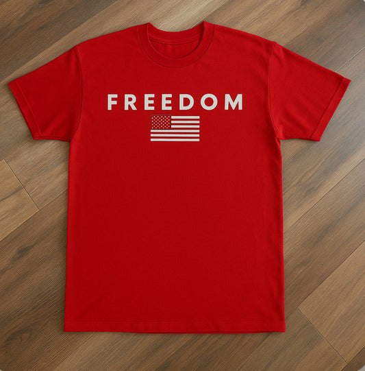 Freedom Print on Comfort Colors