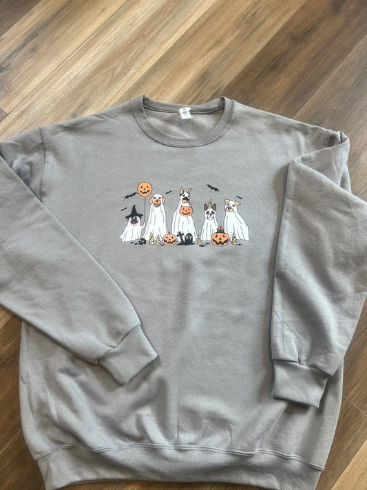 Spooky Pups Crew Sweatshirt