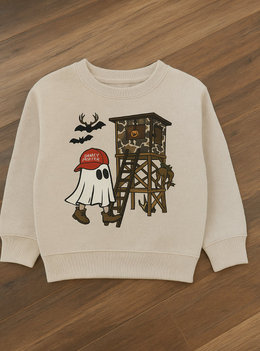 Candy Hunter Print on gildan crew
