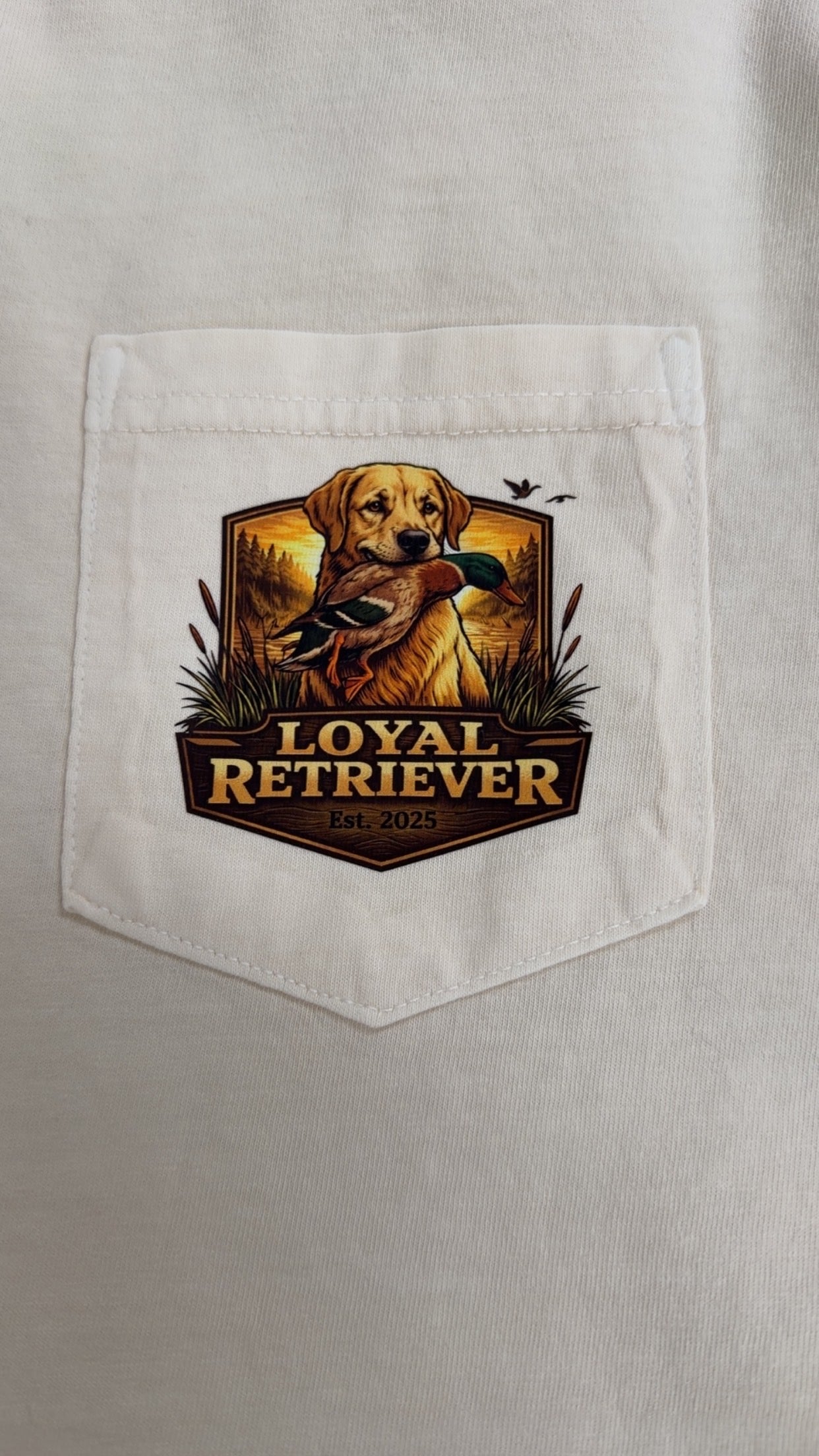 Loyal Retriever Duck Design on Comfort Colors