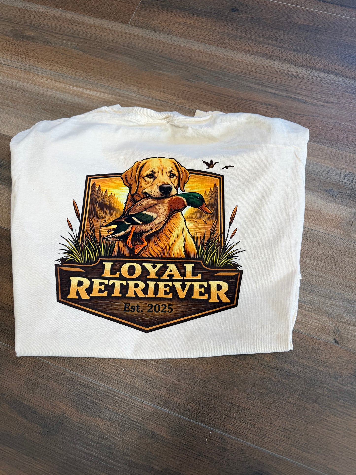 Loyal Retriever Duck Design on Comfort Colors