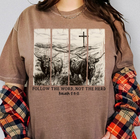 Follow The Word Comfort Colors Shirt
