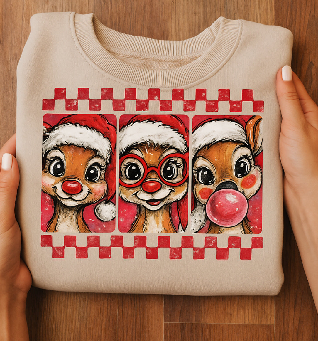 Happy Reindeer Sweatshirt